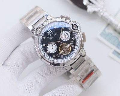 Cartier Stainless Steel Case and Bracelet Imported Mechanical Movement 44*12MM Men Watch